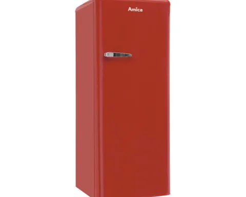 Kühlschrank mit Gefrierfach Amica KSR 364 150 R BxHxT 55 x 144 x 61,5 cm Kühlteil 194 l Gefrierteil 24 l