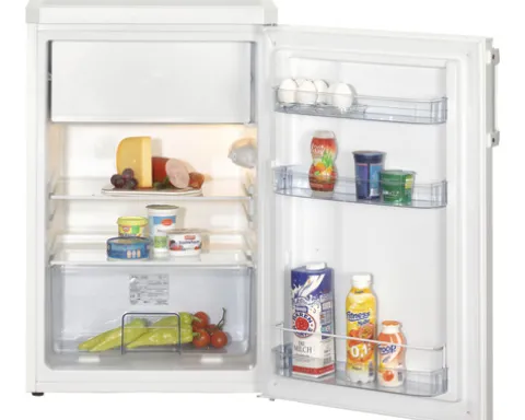 Kühlschrank mit Gefrierfach Amica KS 15123 W BxHxT 55x85x62 cm Kühlteil 95 l Gefrierteil 13 l