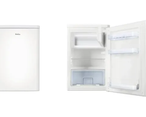 Kühlschrank mit Gefrierfach Amica KS 15123 W BxHxT 55x85x62 cm Kühlteil 95 l Gefrierteil 13 l