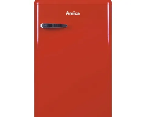 Kühlschrank mit Gefrierfach Amica KS 15610 R BxHxT 55 x 86 x 61.5 cm Kühlteil 95 l Gefrierteil 13 l