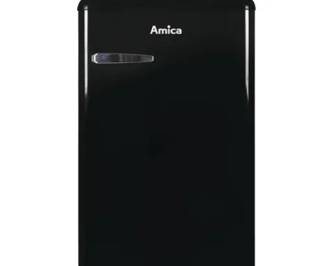 Kühlschrank mit Gefrierfach Amica KS 15614 S BxHxT 55 x 86 x 61.5 cm Kühlteil 95 l Gefrierteil 13 l