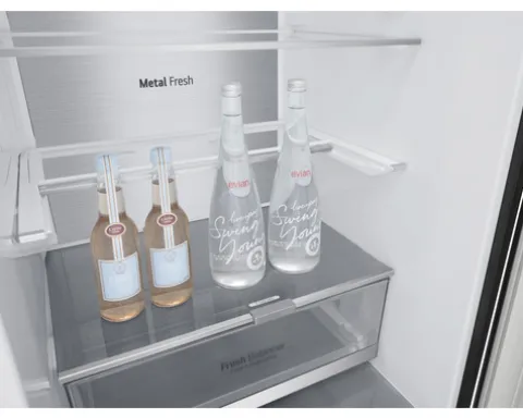 Kühlschrank mit Gefrierfach LG GBB92MCAXP BxHxT 59,5x203x68,2 cm Gesamt Nutzinhalt 384 l