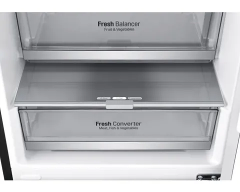 Kühlschrank mit Gefrierfach LG GBB92MCAXP BxHxT 59,5x203x68,2 cm Gesamt Nutzinhalt 384 l