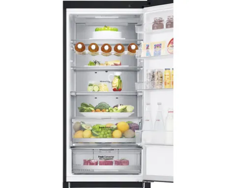 Kühlschrank mit Gefrierfach LG GBB92MCAXP BxHxT 59,5x203x68,2 cm Gesamt Nutzinhalt 384 l