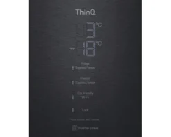 Kühlschrank mit Gefrierfach LG GBB92MCAXP BxHxT 59,5x203x68,2 cm Gesamt Nutzinhalt 384 l