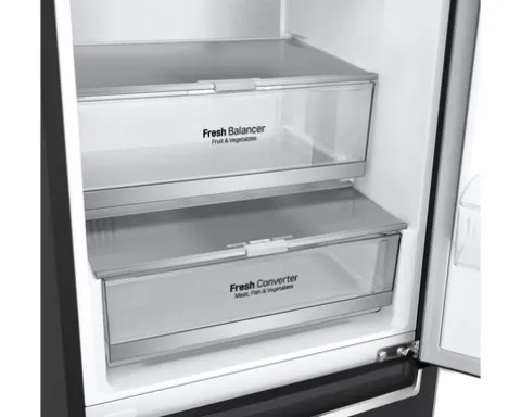 Kühlschrank mit Gefrierfach LG GBB92MCAXP BxHxT 59,5x203x68,2 cm Gesamt Nutzinhalt 384 l