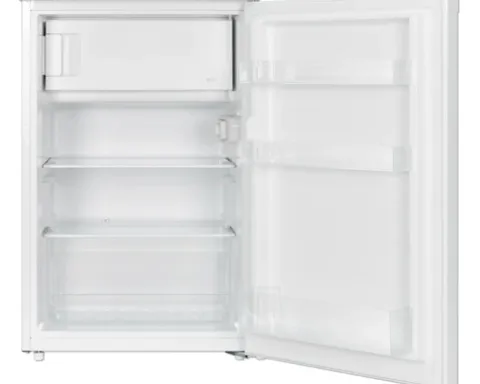 Kühlschrank mit Gefrierfach PKM KS165.4EW BxHxT 54,6 x 84,7 x 55,6 cm Kühlteil 101 l Gefrierteil 14 l