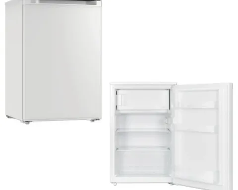 Kühlschrank mit Gefrierfach PKM KS165.4EW BxHxT 54,6 x 84,7 x 55,6 cm Kühlteil 101 l Gefrierteil 14 l