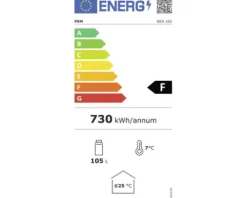 Kühlschrank PKM GKS102 BxHxT 50 x 85 x 51 cm Kühlteil 110 l 193,45 kWh/Jahr weiß