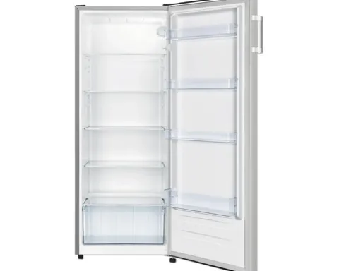 Kühlschrank PKM KS242.0EIX BxHxT 55 x 143,4 x 58,8 cm Kühlteil 242 l silber