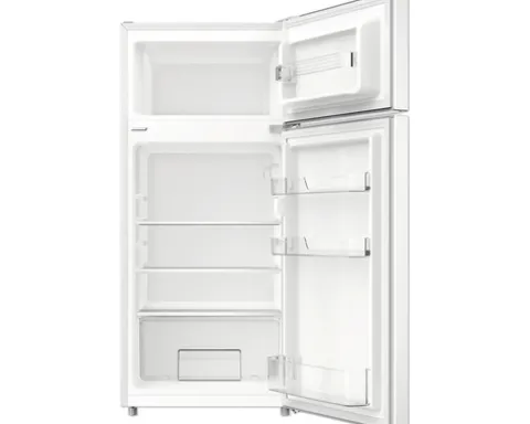 Kühl- und Gefrierkombination Amica DT 371 150 W BxHxT 474 x 1045 x 498 mm Kühlteil 87 l Gefrierteil 25 l