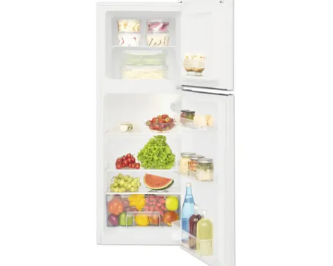 Kühl- und Gefrierkombination Amica DT 372 150 W BxHxT 47 x 128 x 49,5 cm Kühlteil 98 l Gefrierteil 40 l