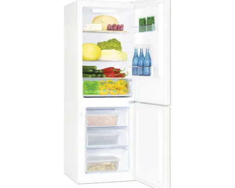 Kühl- und Gefrierkombination Amica KGCL 386 160 W BxHxT 54 x 160 x 55 cm Kühlteil 153 l Gefrierteil 74 l