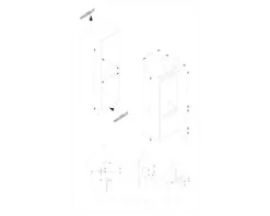 Kühl- und Gefrierkombination Amica EKGCX 387 955 BxHxT 56,8 x 178,1 x 56 cm Kühlteil 170 l Gefrierteil 67 l