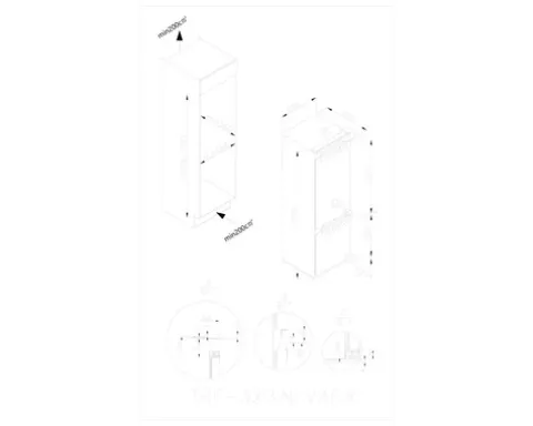 Kühl- und Gefrierkombination Amica EKGCX 387 955 BxHxT 56,8 x 178,1 x 56 cm Kühlteil 170 l Gefrierteil 67 l