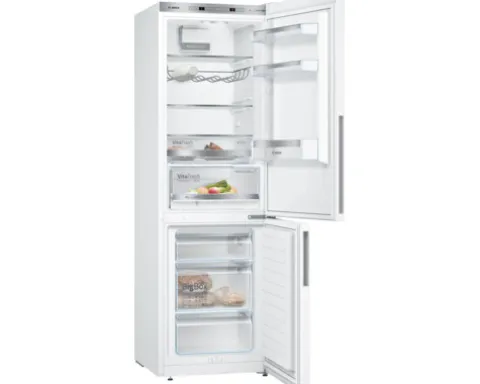 Kühl- und Gefrierkombination Bosch KGE36AWCA BxHxT 60 x 186 x 65 cm Kühlteil 214 l Gefrierteil 94 l weiß