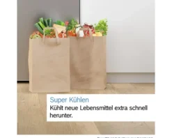 Kühl- und Gefrierkombination Bosch KGE36AWCA BxHxT 60 x 186 x 65 cm Kühlteil 214 l Gefrierteil 94 l weiß