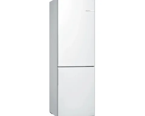 Kühl- und Gefrierkombination Bosch KGE36AWCA BxHxT 60 x 186 x 65 cm Kühlteil 214 l Gefrierteil 94 l weiß