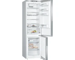 Kühl- und Gefrierkombination Bosch KGE39AICA BxHxT 60 x 201 x 65 cm Kühlteil 249 l Gefrierteil 94 l silber