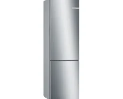 Kühl- und Gefrierkombination Bosch KGE39AICA BxHxT 60 x 201 x 65 cm Kühlteil 249 l Gefrierteil 94 l silber