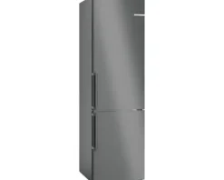 Kühl- und Gefrierkombination Bosch KGN39VXBT BxHxT 60 x 203 x 66,5 cm Kühlteil 260 l Gefrierteil 103 l edelstahl schwarz gebürstet