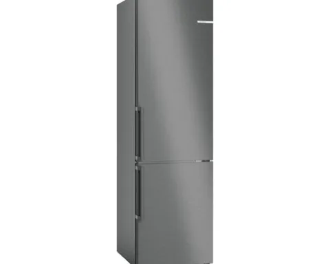 Kühl- und Gefrierkombination Bosch KGN39VXBT BxHxT 60 x 203 x 66,5 cm Kühlteil 260 l Gefrierteil 103 l edelstahl schwarz gebürstet