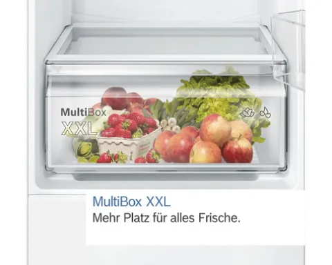 Kühl- und Gefrierkombination Bosch KIV87NSE0 BxHxT 54,1 x 177,2 x 54,8 cm Kühlteil 200 l Gefrierteil 70 l