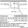 Kühl- und Gefrierkombination Bosch KGN33NLEB BxHxT 60 x 176 x 66 cm Kühlteil 93 l Gefrierteil 89 l