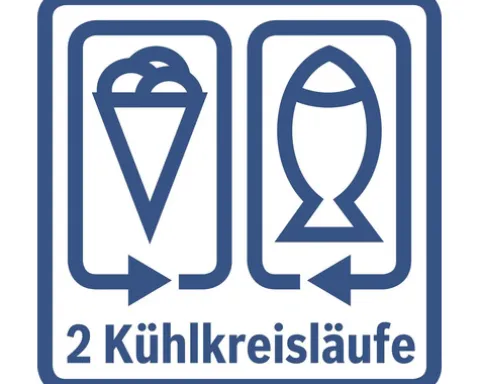 Kühl- und Gefrierkombination Bosch KBN96VFE0 BxHxT 70,8 x 193,5 x 54,8 cm Kühlteil 285 l Gefrierteil 98 l