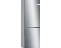 Kühl- und Gefrierkombination Bosch KGE36AICA BxHxT 60 x 186 x 65 cm Kühlteil 214 l Gefrierteil 94 l edelstahl