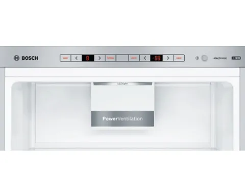 Kühl- und Gefrierkombination Bosch KGE36AICA BxHxT 60 x 186 x 65 cm Kühlteil 214 l Gefrierteil 94 l edelstahl