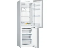 Kühl- und Gefrierkombination Bosch KGN36NLEA BxHxT 60 x 186 x 66 cm Kühlteil 216 l Gefrierteil 89 l edelstahl