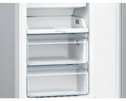 Kühl- und Gefrierkombination Bosch KGN36NLEA BxHxT 60 x 186 x 66 cm Kühlteil 216 l Gefrierteil 89 l edelstahl