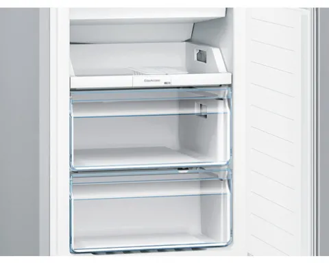 Kühl- und Gefrierkombination Bosch KGN36NLEA BxHxT 60 x 186 x 66 cm Kühlteil 216 l Gefrierteil 89 l edelstahl