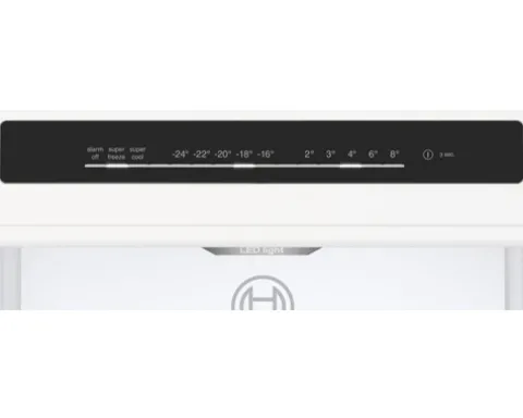 Kühl- und Gefrierkombination Bosch KGN36VICT BxHxT 60 x 186 x 66,5 cm Kühlteil 218 l Gefrierteil 103 l edelstahl