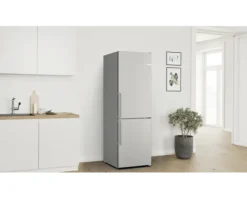 Kühl- und Gefrierkombination Bosch KGN36VICT BxHxT 60 x 186 x 66,5 cm Kühlteil 218 l Gefrierteil 103 l edelstahl