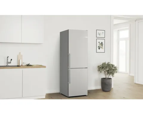 Kühl- und Gefrierkombination Bosch KGN36VICT BxHxT 60 x 186 x 66,5 cm Kühlteil 218 l Gefrierteil 103 l edelstahl