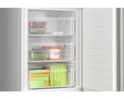 Kühl- und Gefrierkombination Bosch BxHxT 60 x 203 x 66,5 cm Kühlteil 260 l Gefrierteil 103 l silber KGN392ICF