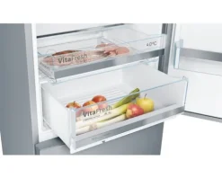 Kühl- und Gefrierkombination Bosch KGE49AICA BxHxT 70 x 201 x 65 cm Kühlteil 302 l Gefrierteil 117 l