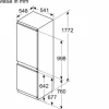 Kühl- und Gefrierkombination Bosch BxHxT 54,1 x 177,2 x 54,8 cm Kühlteil 184 l Gefrierteil 76 l