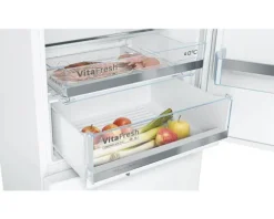 Kühl- und Gefrierkombination Bosch BxHxT 70 x 201 x 65 cm Kühlteil 302 l Gefrierteil 117 l
