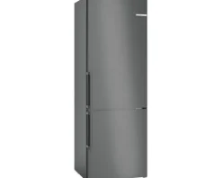 Kühl- und Gefrierkombination Bosch KGN49VXCT BxHxT 70 x 203 x 66,7 cm Kühlteil 311 l Gefrierteil 129 l schwarz