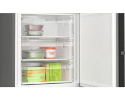Kühl- und Gefrierkombination Bosch KGN49VXCT BxHxT 70 x 203 x 66,7 cm Kühlteil 311 l Gefrierteil 129 l schwarz
