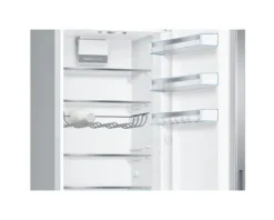 Kühl- und Gefrierkombination Bosch KGE39ALCA BxHxT 60 x 201 x 65 cm Kühlteil 249 l Gefrierteil 94 l silber