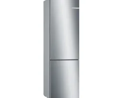 Kühl- und Gefrierkombination Bosch KGE39ALCA BxHxT 60 x 201 x 65 cm Kühlteil 249 l Gefrierteil 94 l silber