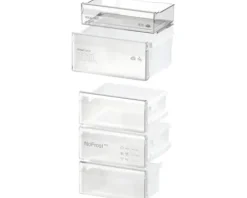 Kühl- und Gefrierkombination Bosch BxHxT 60 x 203 x 66,5 cm Kühlteil 260 l Gefrierteil 103 l weiß KGN392WCF