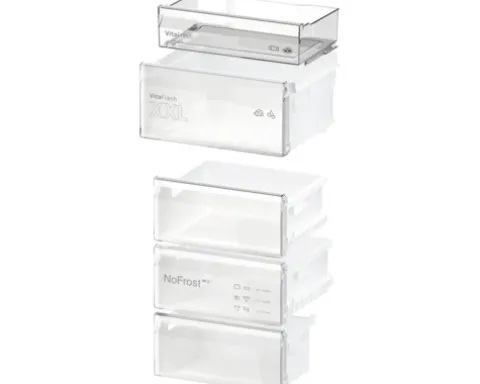 Kühl- und Gefrierkombination Bosch BxHxT 60 x 203 x 66,5 cm Kühlteil 260 l Gefrierteil 103 l weiß KGN392WCF