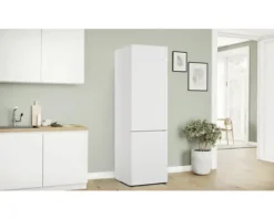 Kühl- und Gefrierkombination Bosch BxHxT 60 x 203 x 66,5 cm Kühlteil 260 l Gefrierteil 103 l weiß KGN392WCF