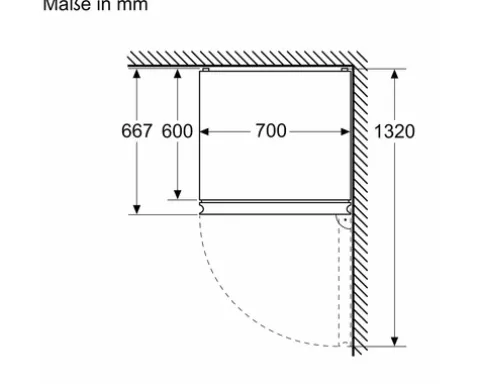 Kühl- und Gefrierkombination Bosch BxHxT 70 x 203 x 66,7 cm Kühlteil 311 l Gefrierteil 129 l silber KGN492IAF