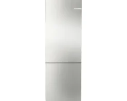 Kühl- und Gefrierkombination Bosch BxHxT 70 x 203 x 66,7 cm Kühlteil 311 l Gefrierteil 129 l silber KGN492IAF